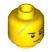 Деталь Лего Голова Минифигурки Двусторонняя Цвет Желтый