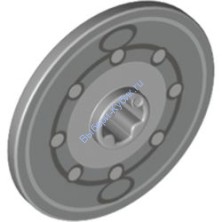 Деталь Лего Техник Диск 3 х 3 С Декором Цвет Светло-Серый