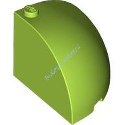 Деталь Лего Кубик Закругленный 4 x 4 x 2 2/3 Цвет Лайм
