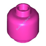 Деталь Лего Голова Минифигурки Цвет Темно-Розовый