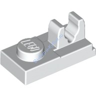 Деталь Лего Пластина 1 х 2 С Защелкой Сверху Цвет Белый