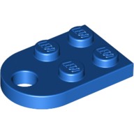 Пластина Модифицированная 3 х 2 С Отверстием, Цвет: Синий