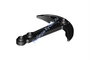 Деталь Лего Якорь Цвет Черный