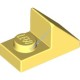 Деталь Лего Скос 45 2 х 1 С 2/3 Вырезом Цвет Ярко-Светло-Желтый