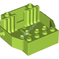 Деталь Лего База Т/С 6 х 5 х 2 с 2 С Сиденьями Цвет Лайм