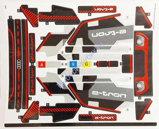 Наклейки К Набору Лего 42160 Лист 2 - (10104827/6453063)