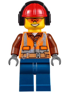 Минифигурка Лего Сити - Рабочий cty0527