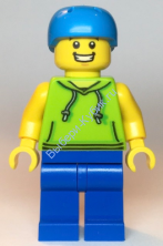 Минифигурка Лего Сити Скейтбордист