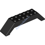 Деталь Лего Скос 45 10 х 2 х 2 Двойной Цвет Черный