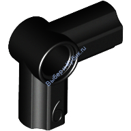 Деталь Лего Техник Коннектор Угловой #6 - 90 Градусов Цвет Черный