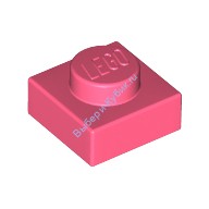 Деталь Лего Пластина 1 х 1 Цвет Коралловый