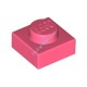 Деталь Лего Пластина 1 х 1 Цвет Коралловый