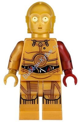 C-3PO - Dark Red Arm 