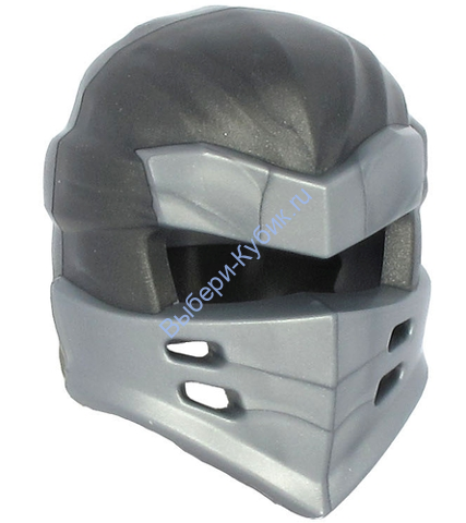 Деталь Лего Шлем Ниндзя Цвет Перламутрово-Темно-Серый