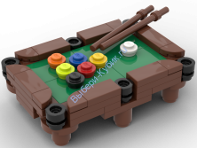 Набор деталей Лего от Выбери Кубик Бильярд