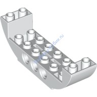 Деталь Лего Скос Изогнутый 2 х 8 х 2 Перевернутый Двойной Цвет Белый
