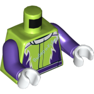 Деталь Лего Торс С Рисунком Цвет Лайм