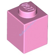 Деталь Лего Кубик 1 х 1 Цвет Ярко-Розовый