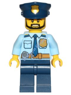 Минифигурка Лего Сити Полицейский cty0708