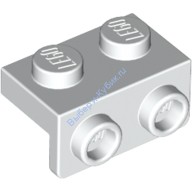 Деталь Лего Кронштейн 1 х 2 - 1 х 2 Цвет Белый