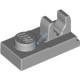 Деталь Лего Пластина 1 х 2 С Защелкой Сверху Цвет Светло-Серый