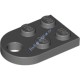 Деталь Лего Пластина 3 х 2 С Отверстием Цвет Темно-Серый