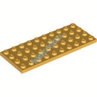 Деталь Лего Пластина 4 х 10 Цвет Ярко-Светло-Оранжевый