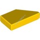 Деталь Лего Плитка 1 X 2 Скошенная В Лево Цвет Желтый