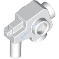 Деталь Лего Бластер С Штырьками По Бокам Снизу И Спереди Цвет Белый