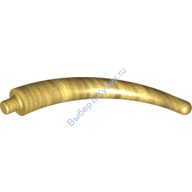 Деталь Лего Хвост Динозавра Конечная Часть Цвет Перламутрово-Золотой