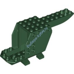 Деталь Лего Корпус Вертолета Цвет Темно-Зеленый