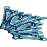 Деталь Лего Тканевое Крыло Дракона Изодранное С Рисунком Правое Цвет Белый