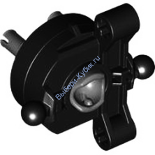 Деталь Лего Техник Рулевая Ось С 2 Отверстиями Для Оси И 2 Буксирными Шаровыми Рычагами Цвет Черный