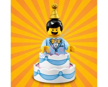 Минифигурка Лего коллекционные (без упаковки) Парень С Тортом