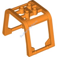 Деталь Лего Лобовое Стекло 6 х 4 х 3 1/3 Каркас Безопасности Цвет Оранжевый