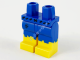 Деталь Лего Бедра И Ноги С Рисунком Цвет Синий