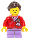 Child, Red Jacket with Ribbon (10251)