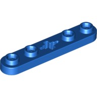Деталь Лего Техник Пластина 1 х 5 С Гладкими Окончаниями И Отверстием Под Ось В Центре Цвет Синий