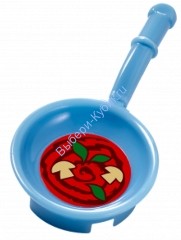 Деталь Лего Сковорода С Наклейкой Цвет Голубой