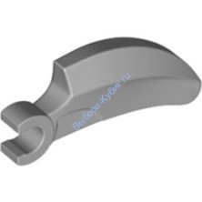 Деталь Лего Шип Коготь Рог Большой С Защелкой Цвет Светло-Серый