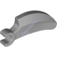 Деталь Лего Шип Коготь Рог Большой С Защелкой Цвет Светло-Серый