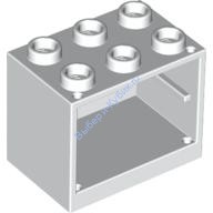 Деталь Лего Каркас Шкафа 2 х 3 х 2 Цвет Белый