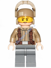 Resistance Trooper - Dark Tan Jacket, Frown, Furrowed Eyebrows