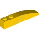 Деталь Лего Скос Закругленный 6 х 1 Цвет Желтый