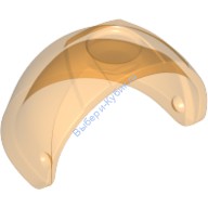 Деталь Лего Визор Цвет Прозрачно-Оранжевый