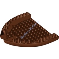 Деталь Лего Корпус лодки 16 х 13 х 2 Цвет Коричневый