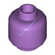 Деталь Лего Голова Минифигурки Цвет Умеренно-Лавандовый