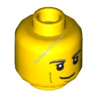 Деталь Лего Голова Минифигурки Цвет Желтый