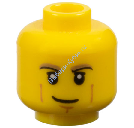 Деталь Лего Голова Минифигурки Цвет Желтый