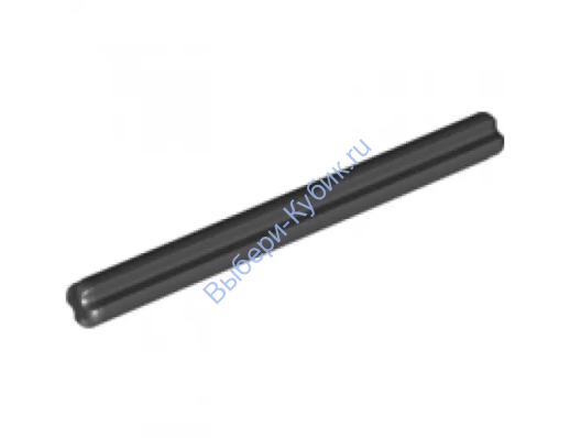 Деталь Лего Техник Ось 6 Цвет Черный